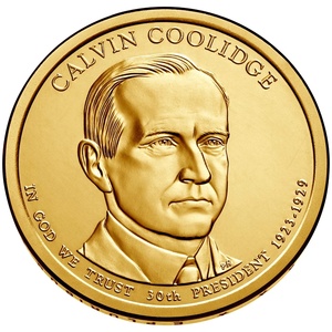 2014 1-dollar - P - Calvin Coolidge reverse